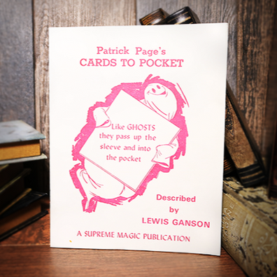 Patrick Page's Cards to Pocket by Lewis Ganson - Book